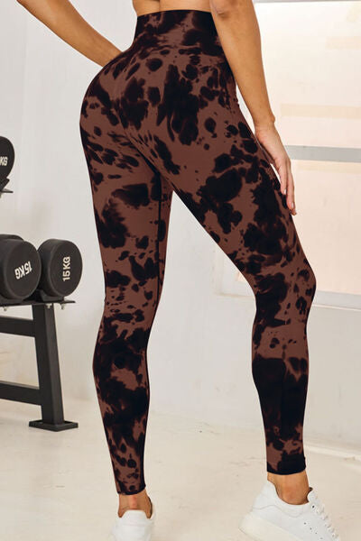 Tie-Dye High Waist Active Leggings