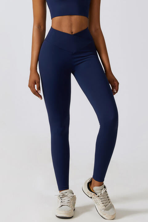 V-Waistband Sports Leggings - CatConcepts