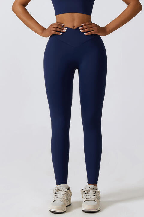 V-Waistband Sports Leggings - CatConcepts