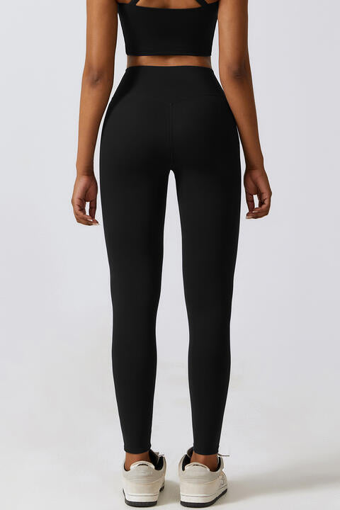 V-Waistband Sports Leggings - CatConcepts