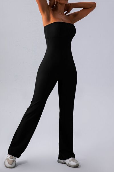 Sleeveless Straight Active Jumpsuit