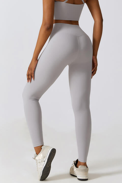 V-Waistband Sports Leggings - CatConcepts