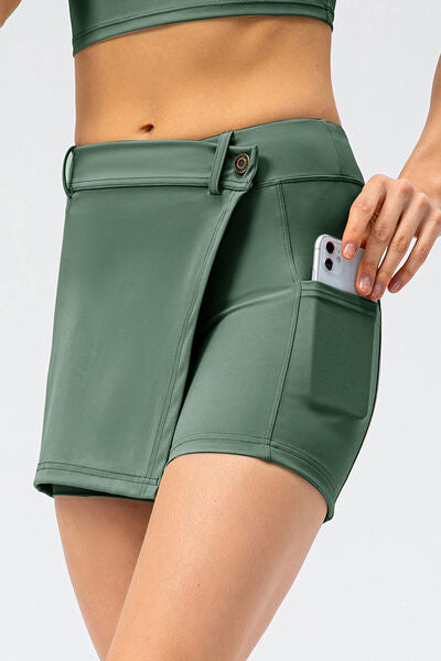 Pocketed Active Skort